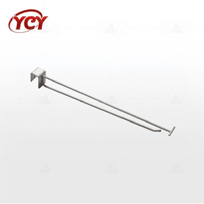 Square tube double hook W019