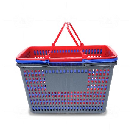 Shopping basket (plastic handle gray)